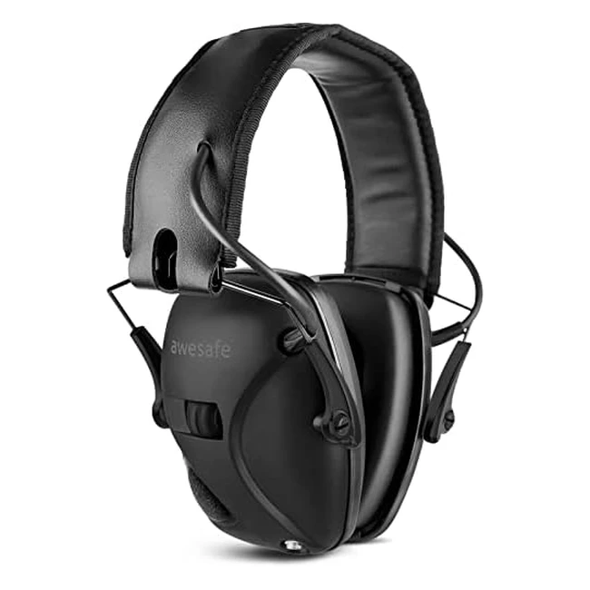 Casco de tiro Awesafe con cancelación de ruido - Protección auditiva para cazadores y tiradores