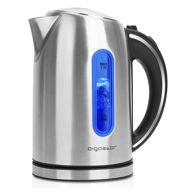 Hervidor de Agua Eléctrico Aigostar King - Acero Inoxidable - 17L - 2200W