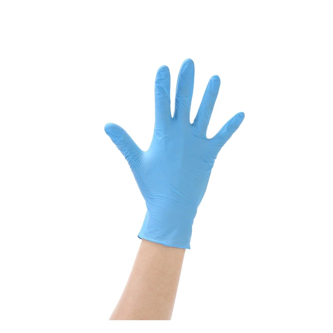 Gants médicaux en nitrile jetables sans poudre - Taille M - Paquet de 100 pièces