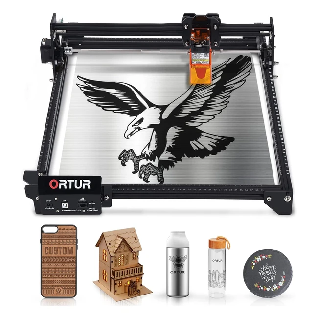 Ortur Machine de Gravure Laser OLM2S2LU24LF 55W 017x025mm Foyer Fixe - Bois et Métal