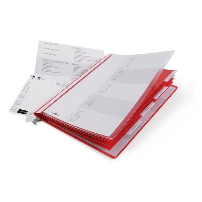 Cartellina Risorse Umane Durable 255406 - Gestione e Organizzazione - Azzurro