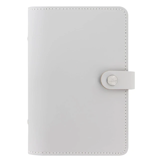 Agenda Originale Personal Grigio Pietra - Con Bordi Cuciti e Bottone Stampato