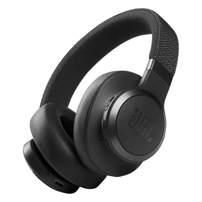 Casque audio JBL Live 660NC sans fil avec réduction de bruit - Autonomie 50h - Noir
