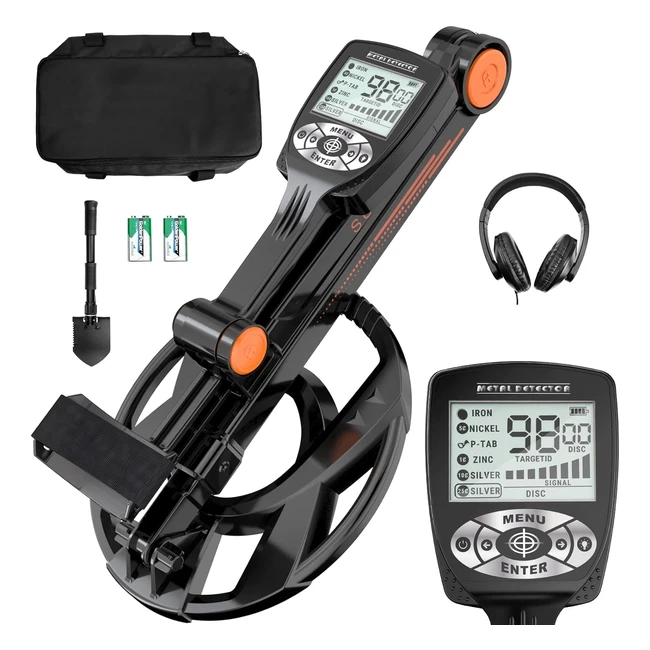 Detector de Metales Plegable Profesional Sunpow - Impermeable y Ajustable - OTMD05