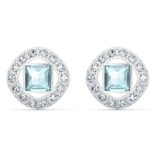 Pendientes Swarovski Angelic Square - Cristal Azul - Ref. 123456