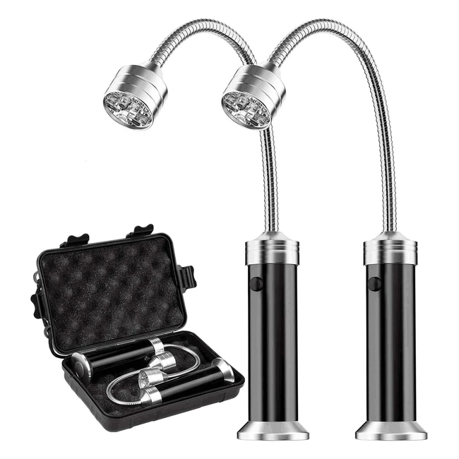 Luz de Parrilla Magnética Ajustable 360° - 2 Unidades