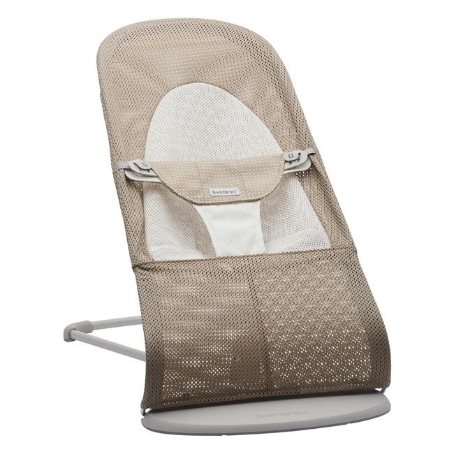 Hamacas Balance Soft BabyBjörn - Malla Gris Arena Blanco - Ref. 123456 - Ergonómica y Portátil