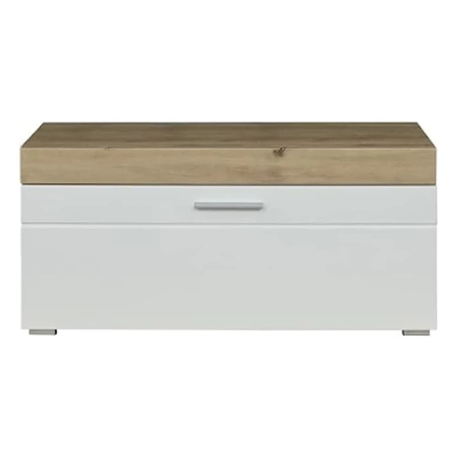 Panca Amanda in legno bianco HGasterovere - Trendteam Smart Living