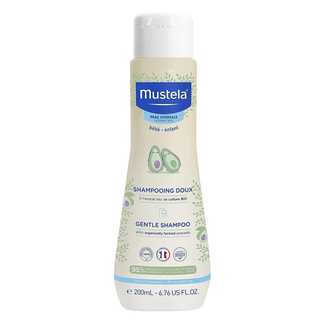 Acondicionador de Pelo Mustela 200ml - Cabello Natural