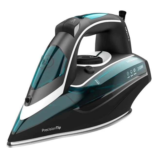 Plancha Cecotec Horizontal Negro 3100W - Calentamiento Rápido - Planchado Eficaz