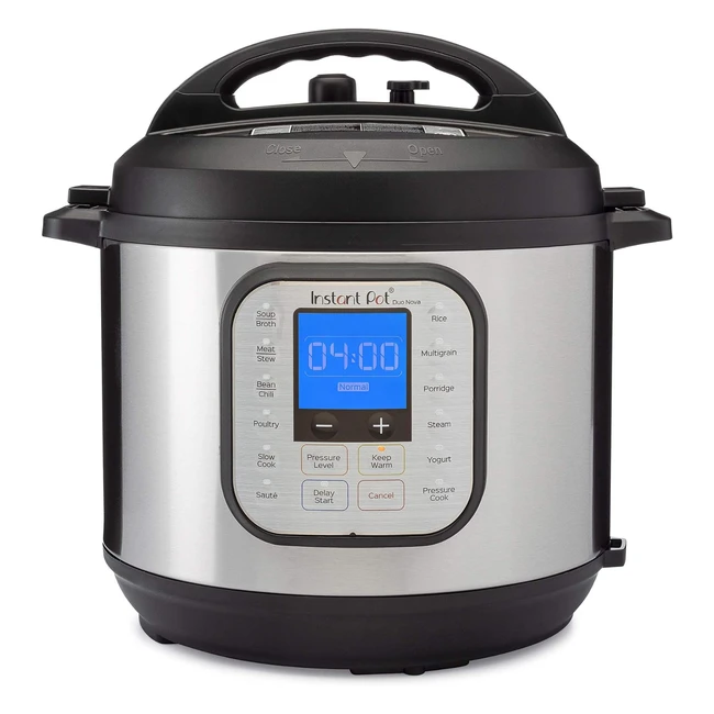 Instant Pot Duo Nova 10L - Olla a Presión Multiuso de Acero Inoxidable