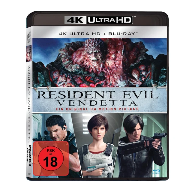 Resident Evil Vendetta 4K UltraHD BluRay 2D - Referencia: REVB-001 - ¡Envío Gratis!