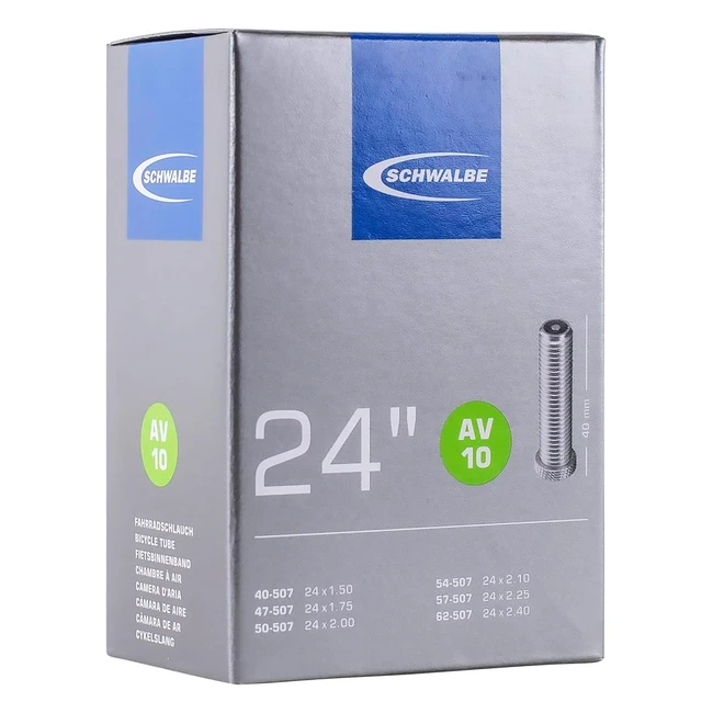 Cmara de Aire Schwalbe para Bicicleta - Modelo Raleigh Vlvula Schrader