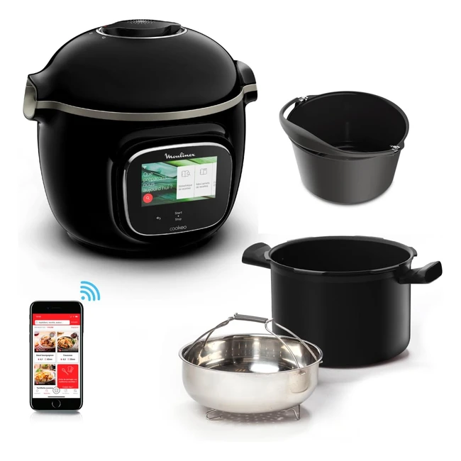 Moulinex Cookeo Touch Wifi Multicuiseur 6L - Cuisson Facile et Rapide
