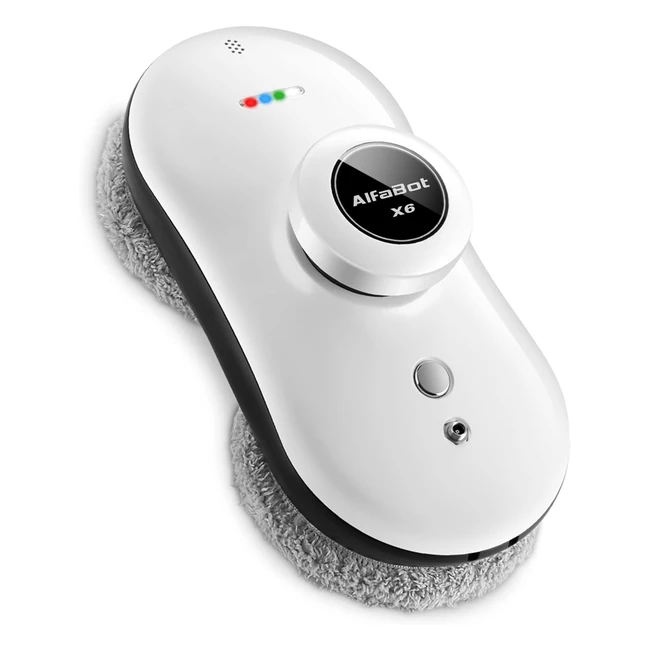 Robot limpiacristales Alfabot X6 con control remoto - Navegación inteligente y 3 modos automáticos