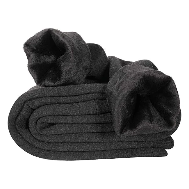 Leggings Térmicos de Cintura Alta Hotelvs - Elásticos, Forrados de Terciopelo Grueso, Calientes y Cómodos