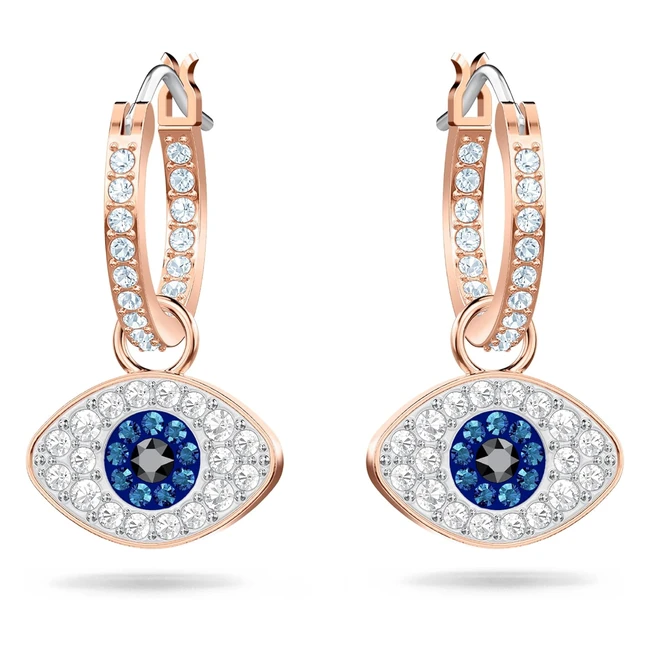 Pendientes Swarovski Aro Mujer Oro Rosa - Colección Symbolic - Envío Gratis