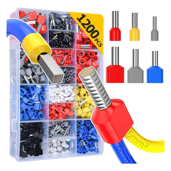 1200 Terminali Elettrici Preciva - Kit Puntali Elettrici Doppi