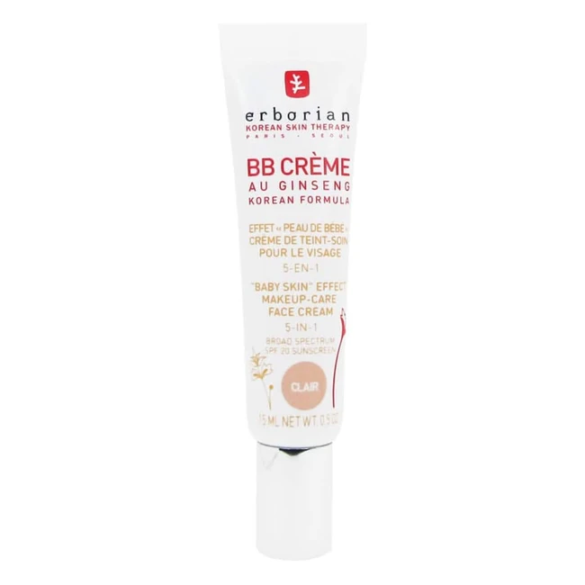 Erborian BB Creme Clair 15ml - Piel perfecta al instante - SPF 20