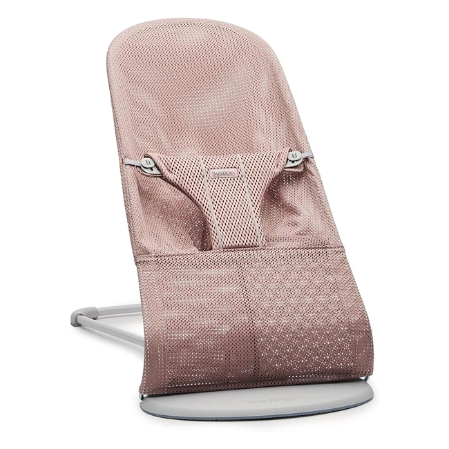 Sdraietta BabyBjrn Bliss Mesh Rosa Polvere - Ergonomica e Ripiegabile