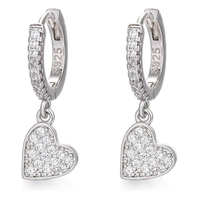 Orecchini Argento 925 con Pendente Luna Argento - Gioielli per Donne