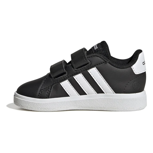 Adidas Grand Court Sneaker Unisex Bimbi 024 - Core Black/FTWR White - 21 EU