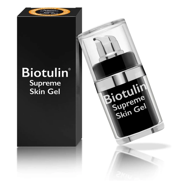 Biotulin Supreme Skin Gel 15ml - Siero Viso Antirughe con Acido Ialuronico - Ingredienti Antiinvecchiamento
