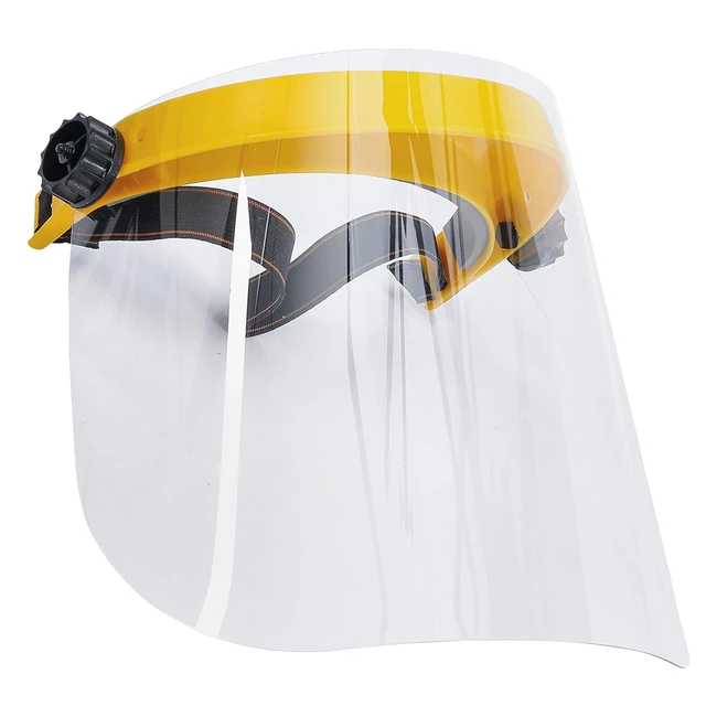 Visiera Protettiva BGS 3703 con Protezione Viso Trasparente EN 166 - Ideale per Proteggere gli Occhi e il Viso