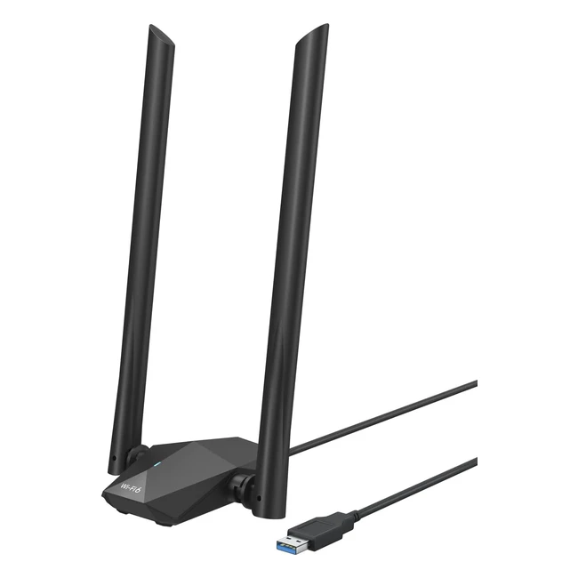 Chiavetta WiFi Brostrend 1800Mbps USB per PC - Alta velocit e lunga portata - 