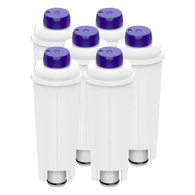 6 filtri acqua Delonghi per macchina caffè automatica con addolcitore al carbone attivo