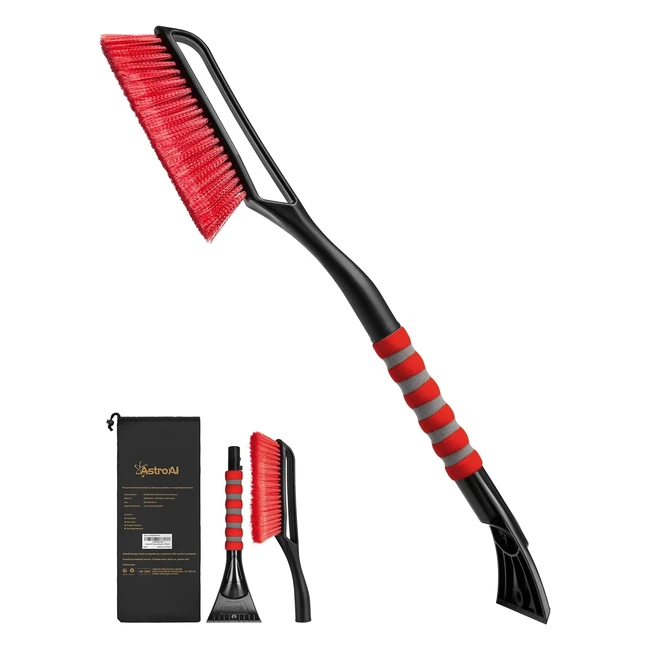 AstroAI 2in1 Auto Reinigungsbürste Eisschaber | Hochwertiges Zubehör | Schnell und effektiv