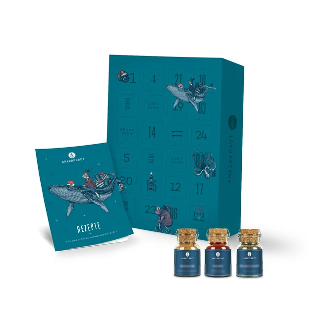 Ankerkraut Premium Adventskalender - 24 leckere Gewrzberraschungen in Gewrzg