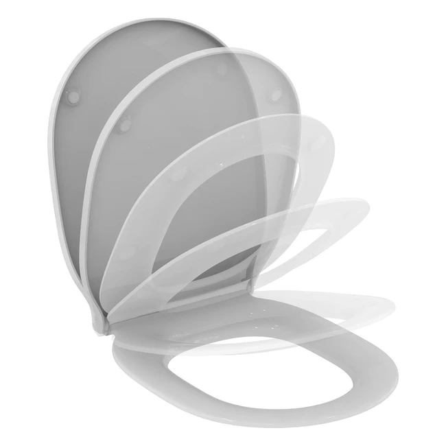 Ideal Standard E036801 WC-Sitz - Soft-Close, hygienisch, leicht zu reinigen