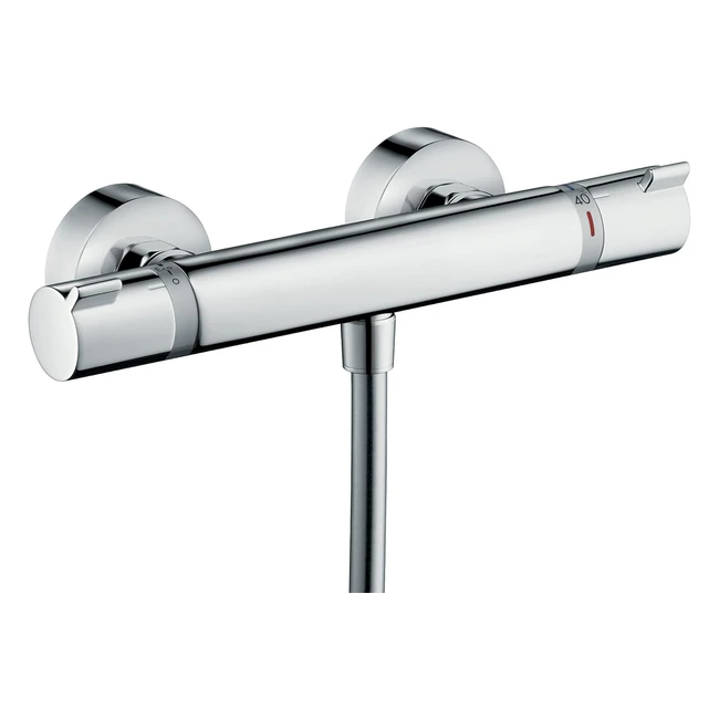 Hansgrohe Ecostat Miscelatore Termostatico Doccia Cromo 13116000 - Elegante, Attento all'Ambiente, Sicuro