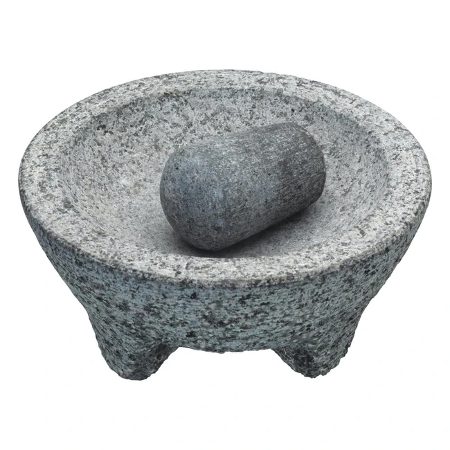 Ensemble pilon et mortier mexicain en granit naturel 20 cm - KitchenCraft World 