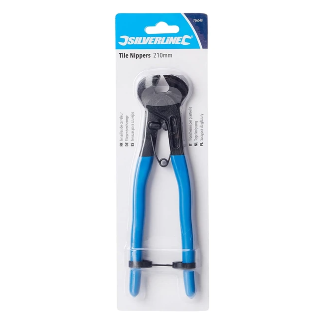 Tronchesini per piastrelle Silverline 786548 - 210 mm