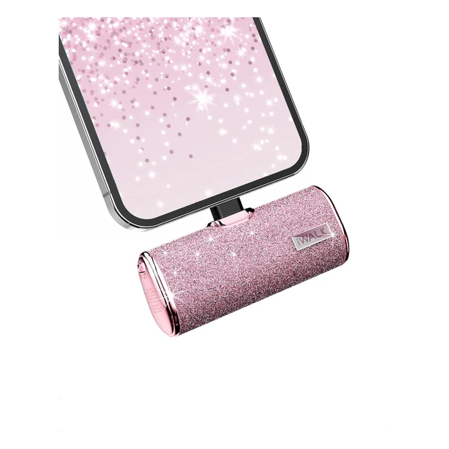 Chargeur portable iWalk 4500mAh - Batterie externe ultracompacte et mignonne pour iPhone