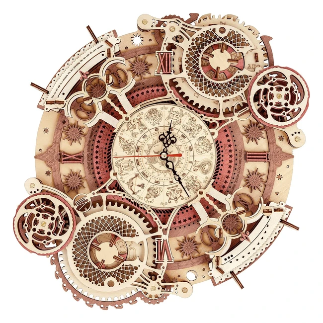 Rompecabezas 3D Robotime para adultos - Kit de modelos de construcción de reloj de pared