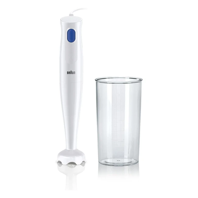 Braun Multiquick 1 Hand Mixer MQ10001P - Lightweight Mixer with Easytwist Technology - 450W - White