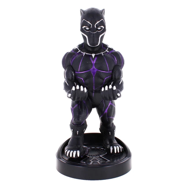 Soporte de accesorios de juego Cable Guys Marvel Comics Black Panther para la ma