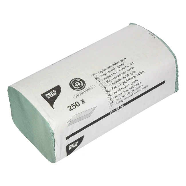 Carta per asciugamani verde Papstar, 1 strato, 95 x 25 x 12 cm - Acquista ora!