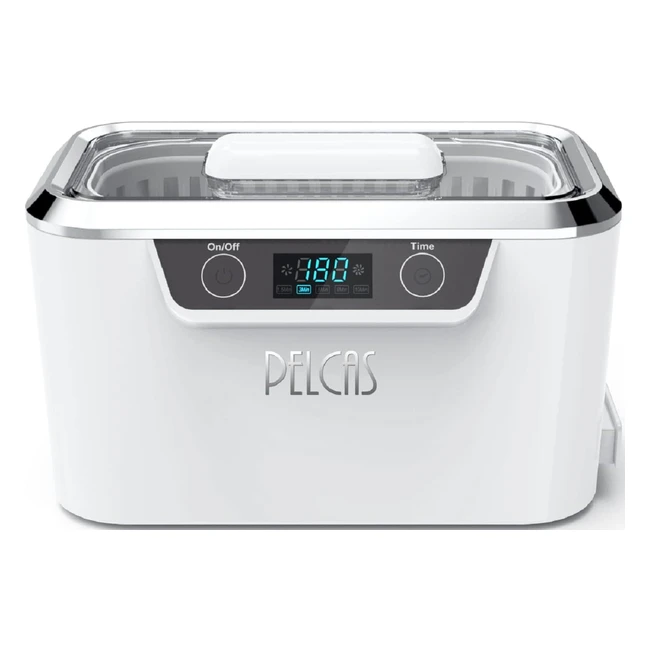 Pelcas Ultrasonic Cleaner 800ml 42kHz - Dual Transducers Touch Screen 5 Time S