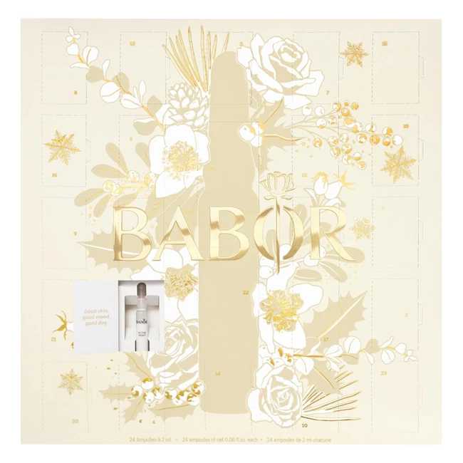 Babor Advent Calendar: Intensive Ampoule Cure for Moisture Regeneration and Anti-Aging - Beauty Set