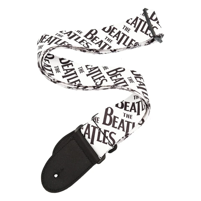 Beatles Guitar Strap - Classic Logo, Vegan Friendly - #1 Gift for Fans