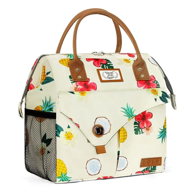 Sac isotherme repas 10L Lekespring - Glacire souple tanche et impermable -