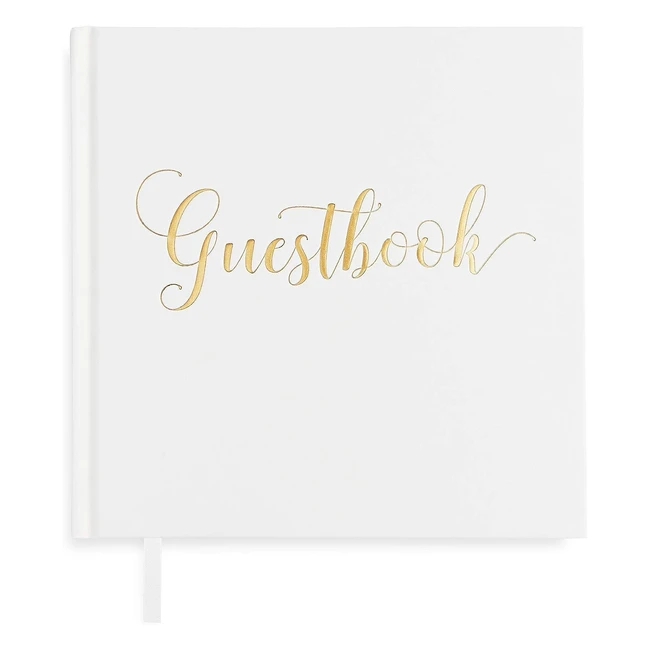 Libro Ospiti Matrimonio Battesimo Compleanno | 72 Pagine | Copertina Rigida | Alta Qualità