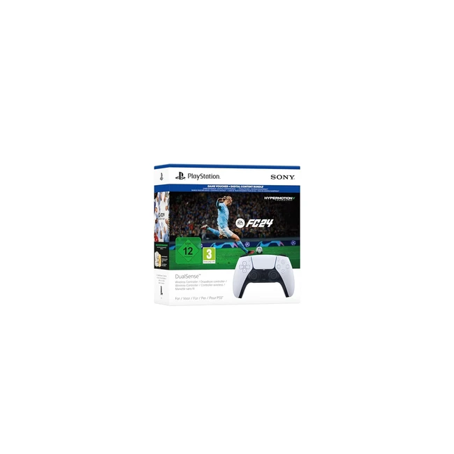 DualSense Wirelesscontroller EA Sports FC 24 Bundle - Haptisches Feedback Adapt