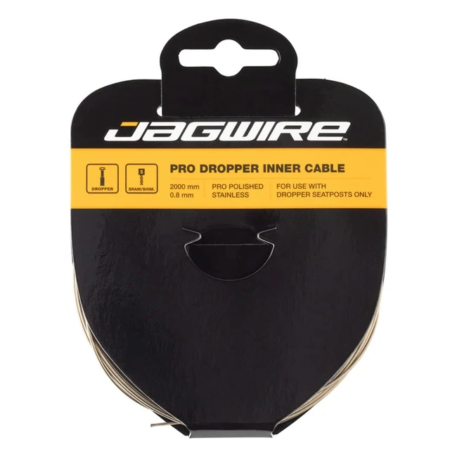 Jagwire Dropper Post Inner Cable Pro Polished Stainless 08x2000mm - High Quality