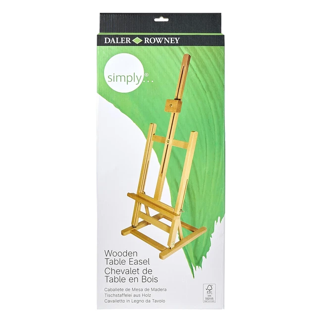 Cavalletto da Tavolo Daler Rowney - Legno - Ideale per l'arte