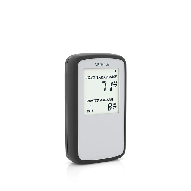 Airthings Corentium Home Radon Detector - Portable Lightweight Easy-to-Use - B